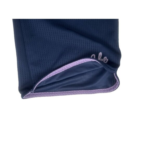 Nike Girls Youth Mesh running Capri Pants Lined Navy lavender Size XL 16 - Picture 9 of 14